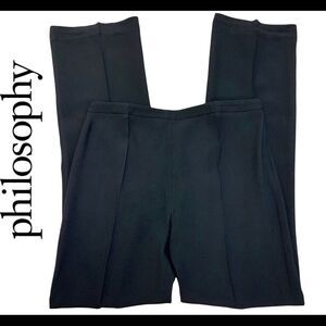 Nwot philosophy black trouser dress pants size 8